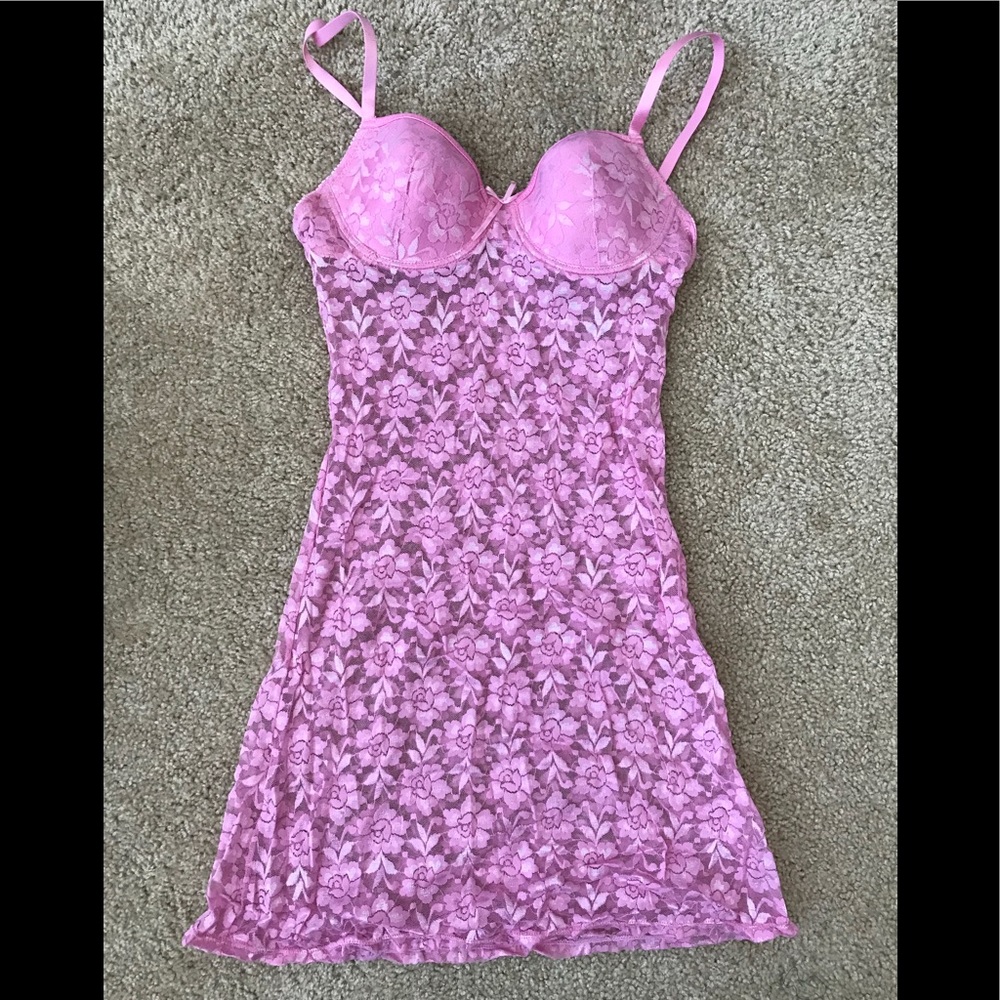 Pink Lace Nightie